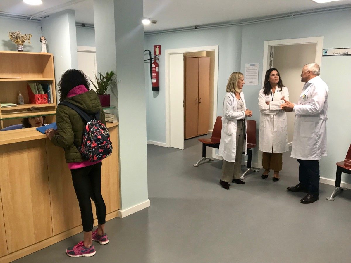Área de atención ao paciente do Hospital Provincial 