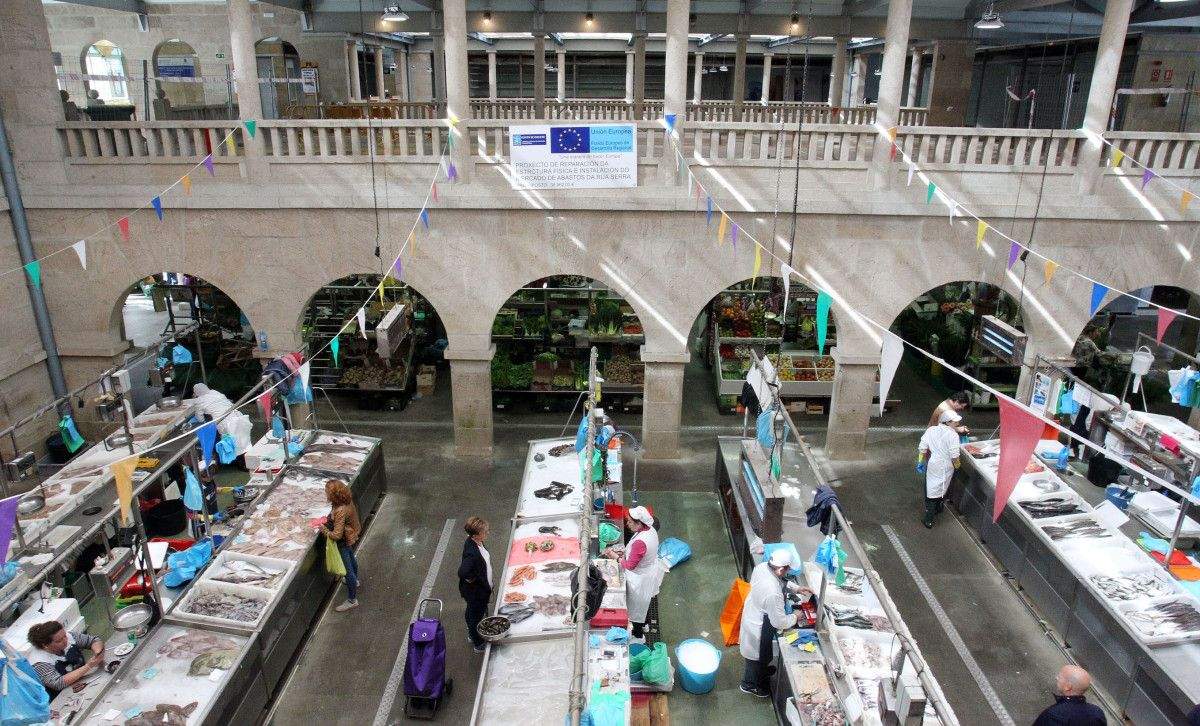 Obras en la primera planta del mercado de abastos