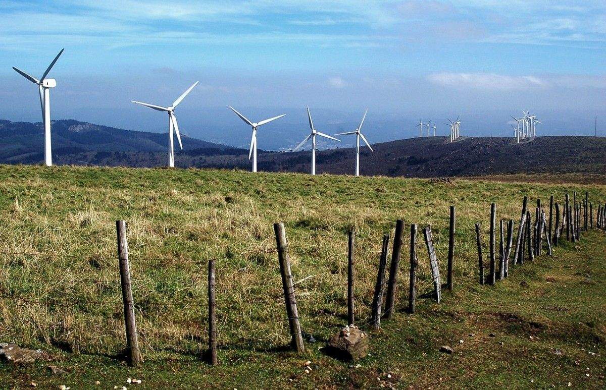 Parque eólico en Galicia
