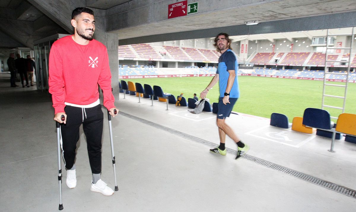 Álex Fernández e Luismi, en Pasarón