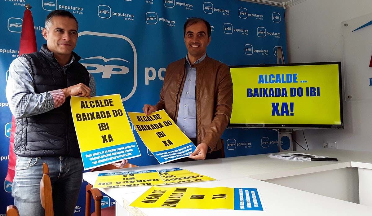 Ángel Moldes presenta a campaña pola baixada do IBI
