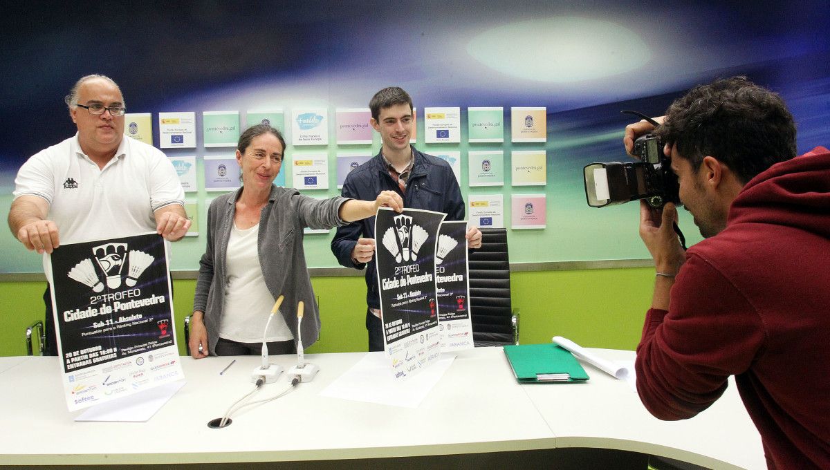 Presentación del Trofeo Cidade de Pontevedra de badminton