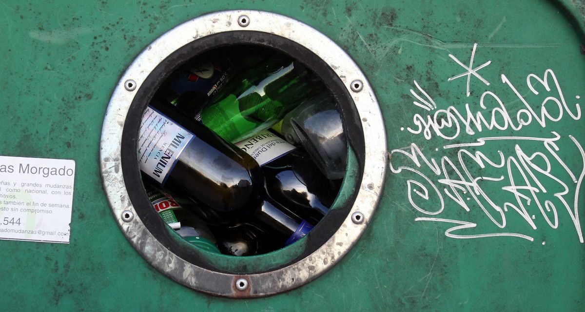 Reciclaje de vidrio
