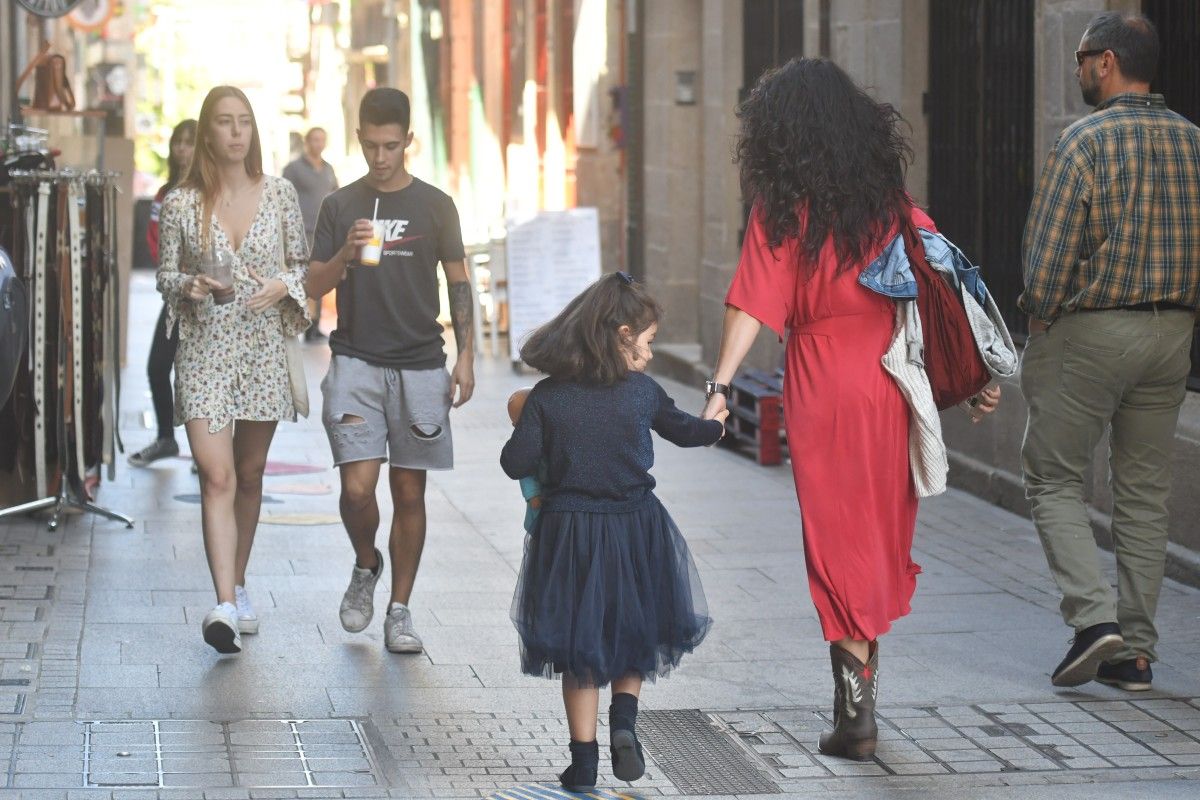 Actividades de 'A pé de rúa' en San Román
