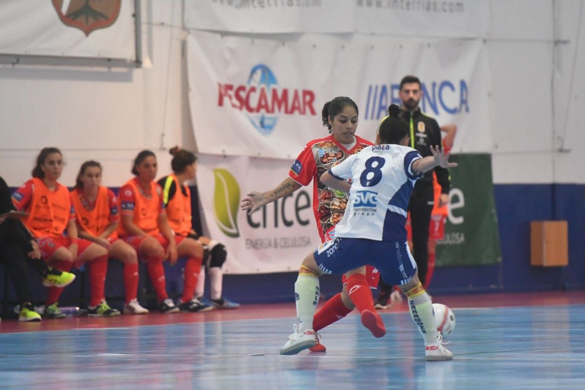 Partido entre Poio Pescamar e Zaragoza na Seca