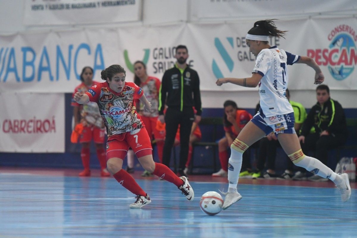 Partido entre Poio Pescamar e Zaragoza na Seca
