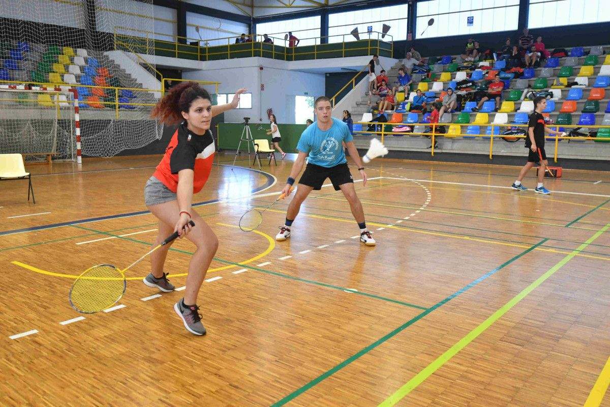 Participantes en el II Trofeo Cidade de Pontevedra de bádminton