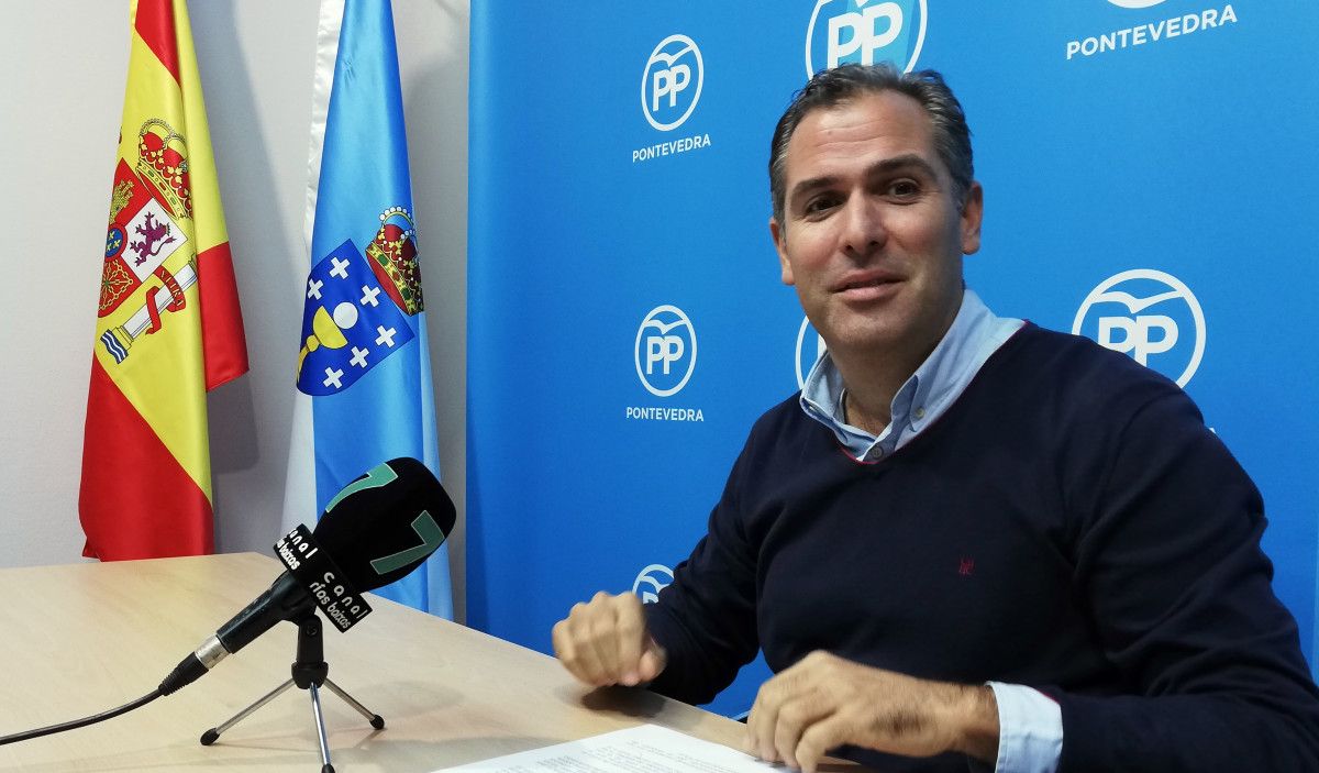 Rafa Domínguez, presidente local do Partido Popular