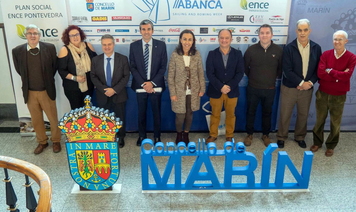Presentación do Campionato de España de 'Yolas' en Marín