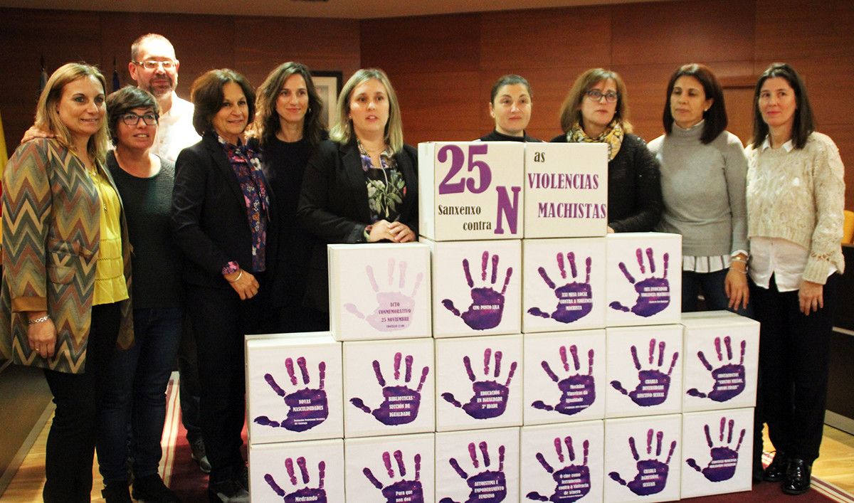 Presentación de la programación del 25-N en Sanxenxo