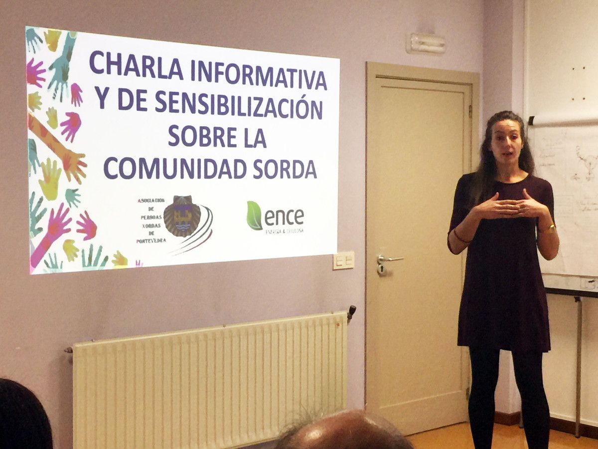 Charla de la Asociación de Persoas Xordas 