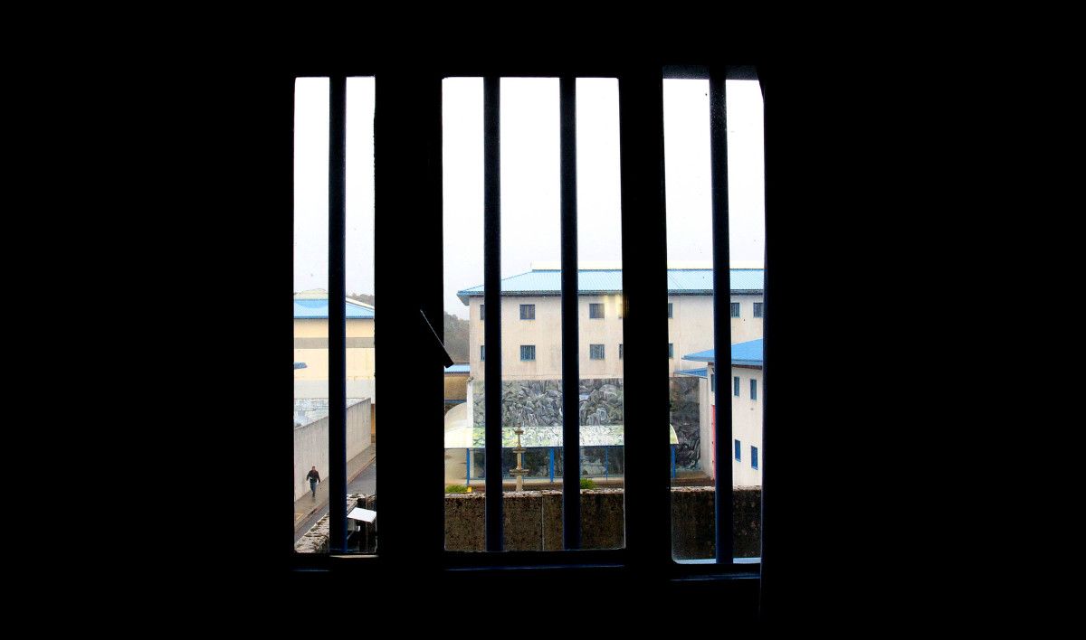 Xanela dunha cela do Penal da Lama