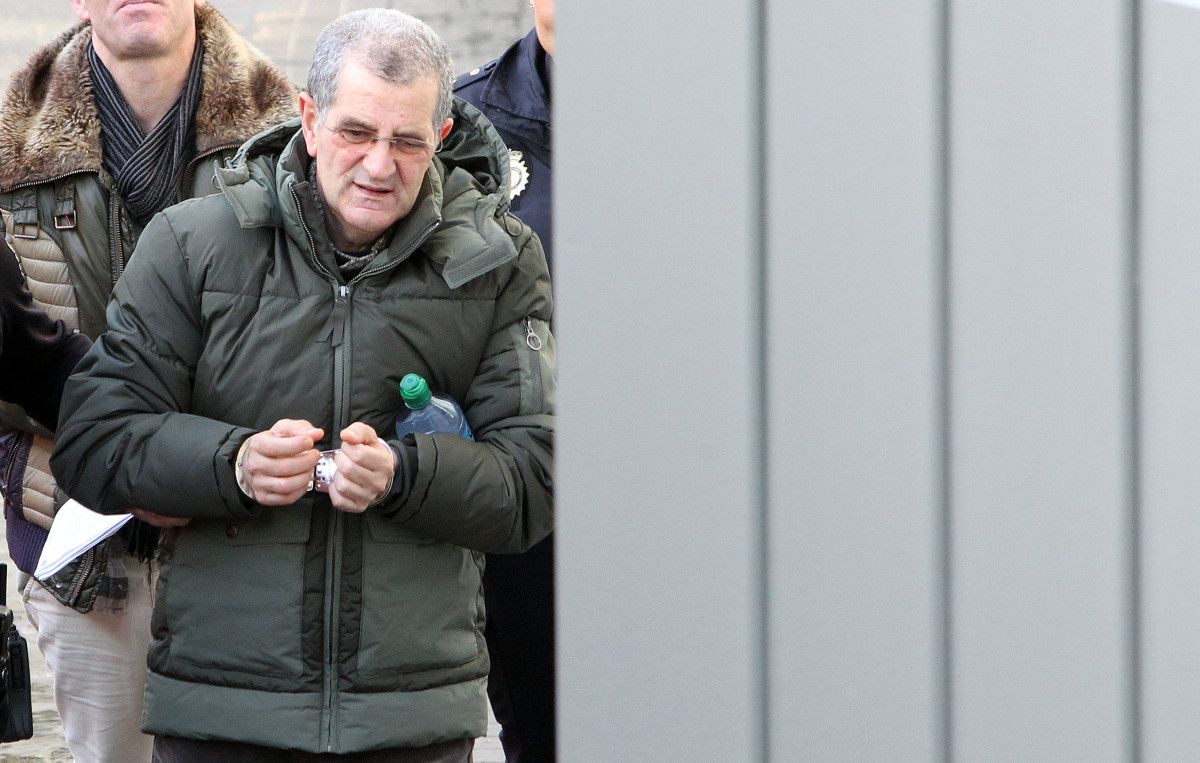 Feliciano Miguel Rosendo da Silva, a su llegada a la Audiencia Provincial de Pontevedra