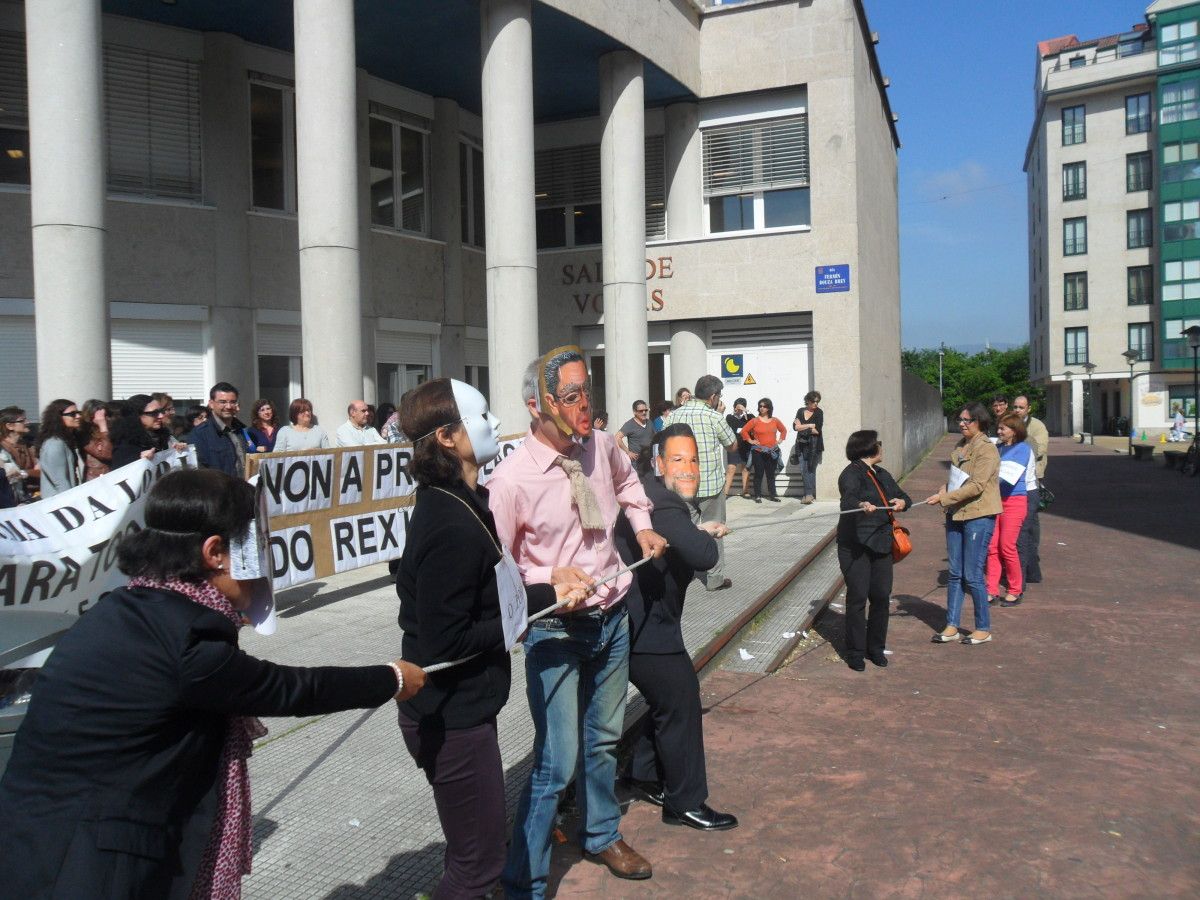 Performance de los funcionarios de Justicia en A Parda