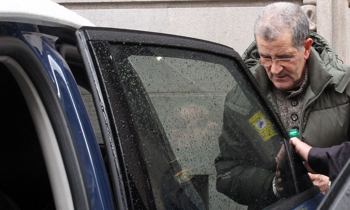 Feliciano Miguel Rosendo da Silva, a su salida de la Audiencia Provincial de Pontevedra