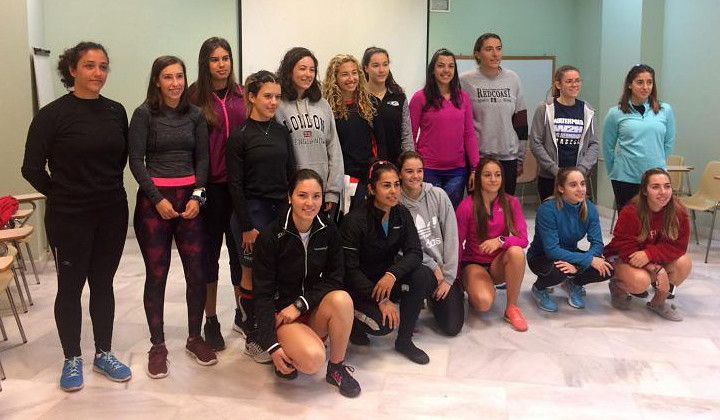Participantes no programa Detección de Talentos Canoa Muller