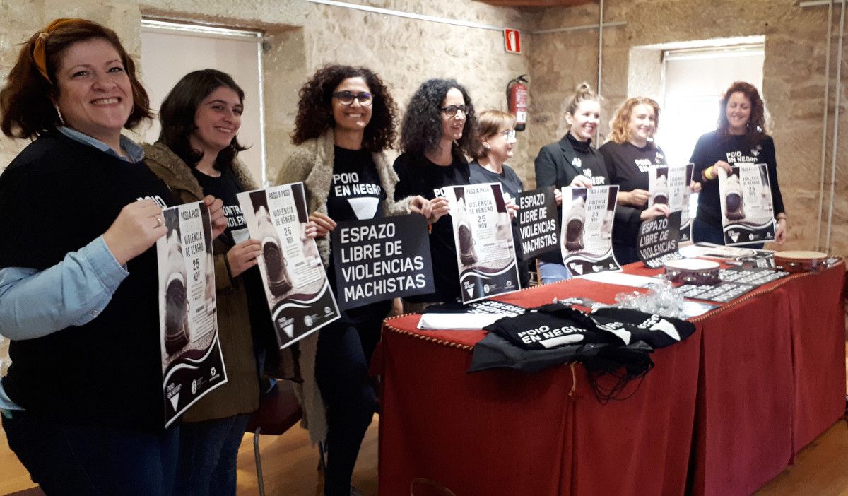 Presentación de 'Poio en negro' contra a violencia machista