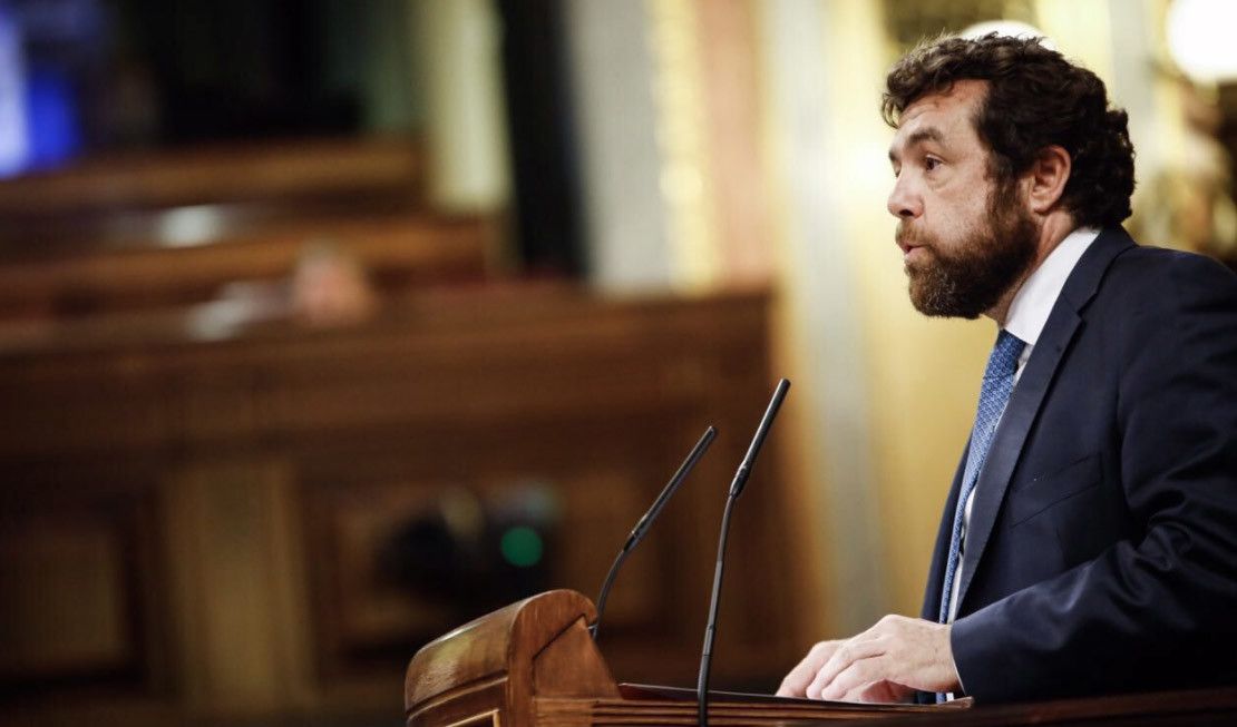 Miguel Ángel Gutiérrez, diputado de Ciudadanos, en el Congreso