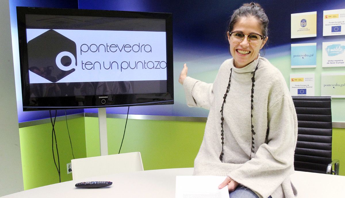Anabel Gulías, presenta novas accións de "Pontevedra ten un puntazo"