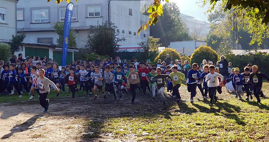 Jornada de cross escolar en Marín