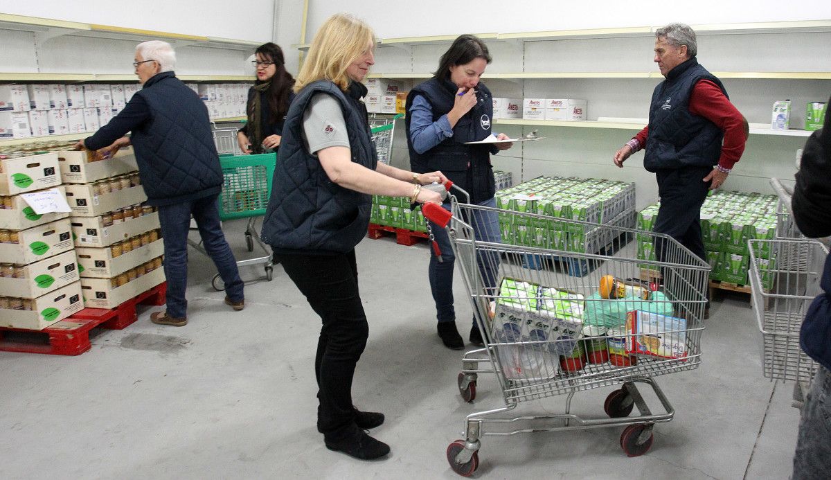 David Amor apadriña a Gran Recollida Solidaria do Banco de Alimentos