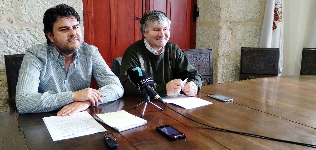 Gregorio Agís y Xulio Barreiro, concejales de Poio