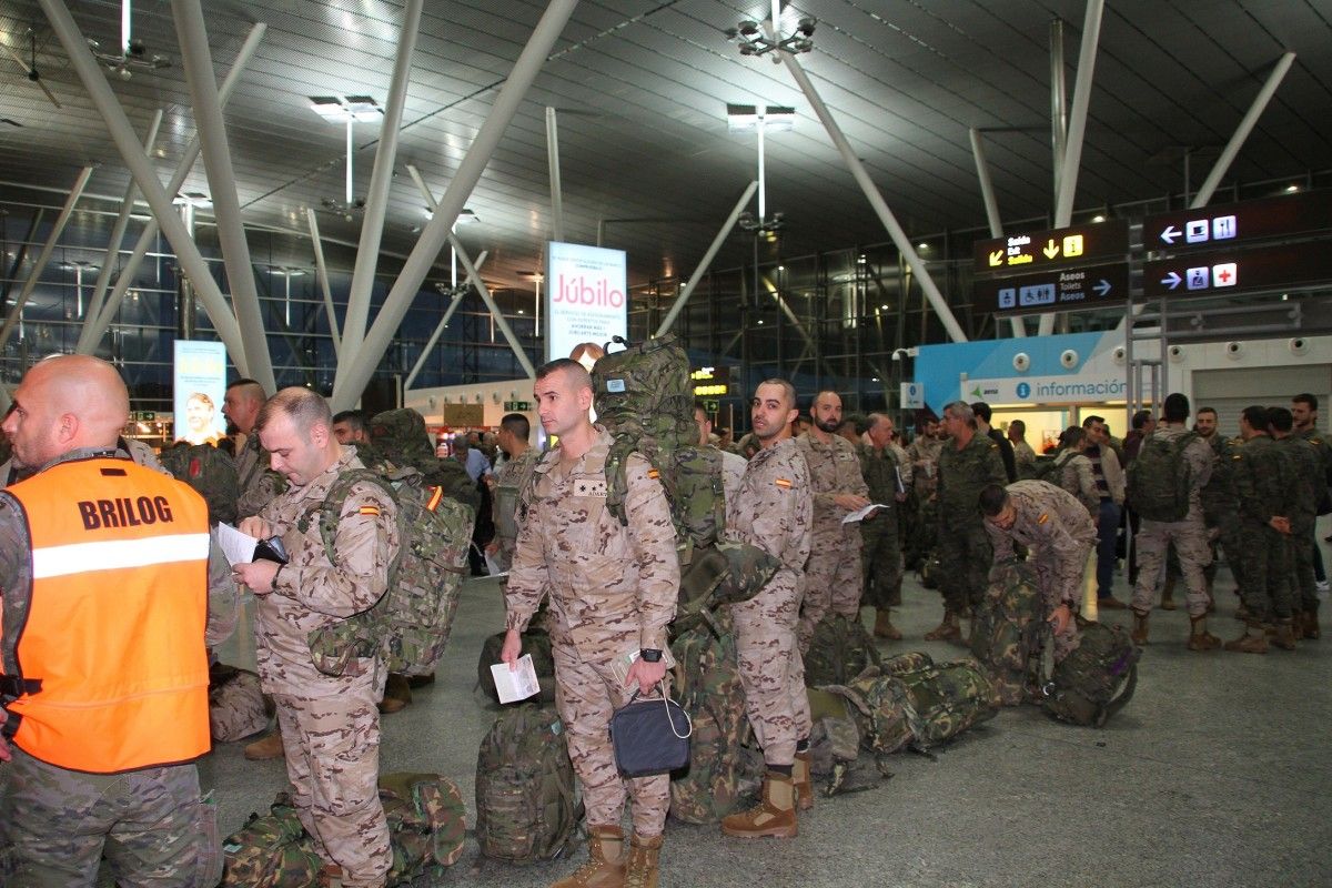 Soldados de la Brilat parten de misión hacia Mali 