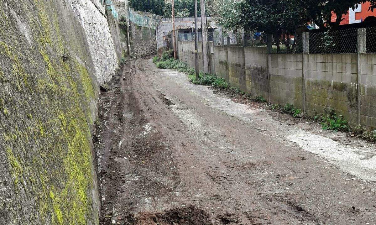 Camiño da Cereixeira, no lugar da Graña