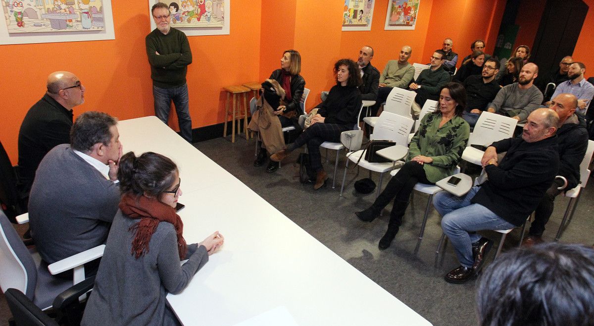 Recepción a los asistentes a la 12 edición del pitching 'I+ P, Ideas para producir'