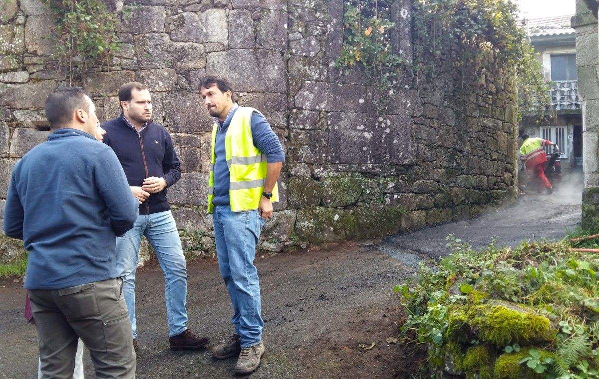 Visita a las obras de Os Castros