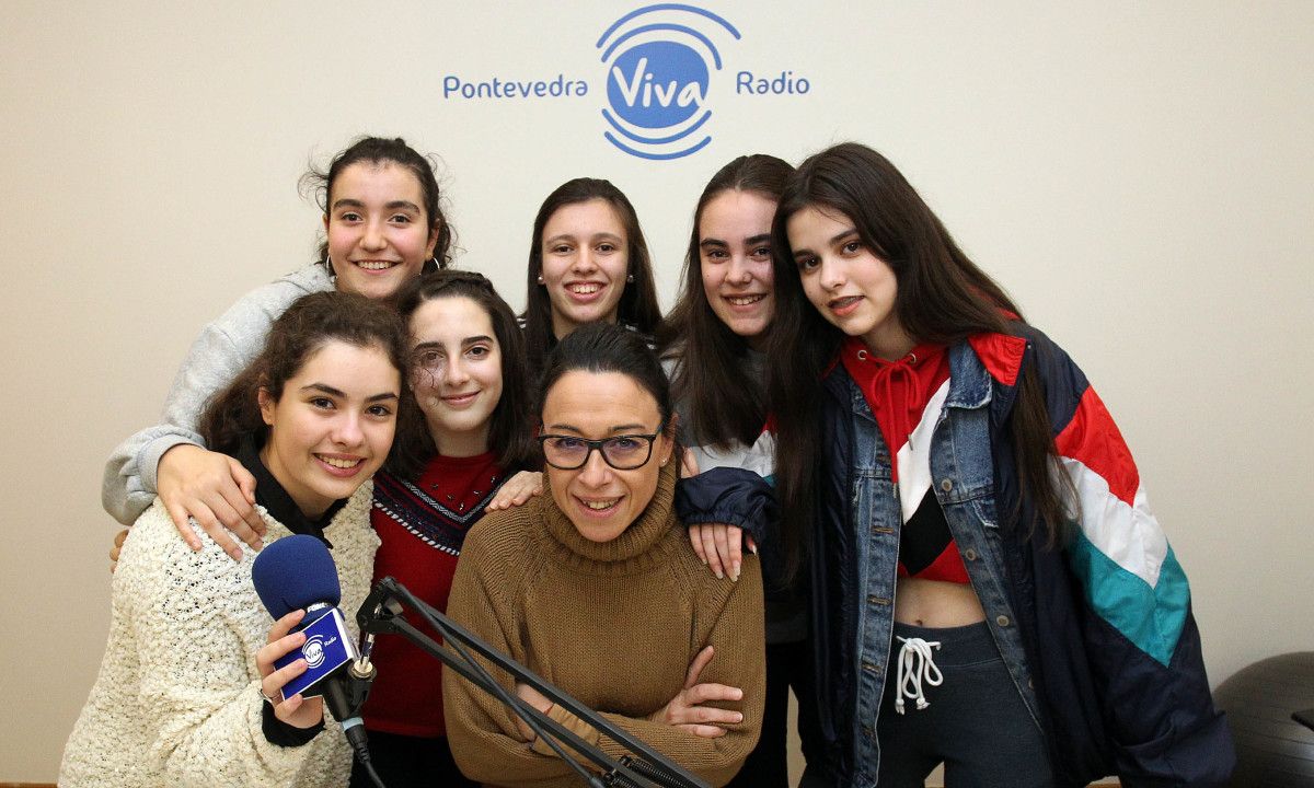 Alumnas de 4º de ESO do Instituto Valle Inclán participaron nas Conversas na Ferrería