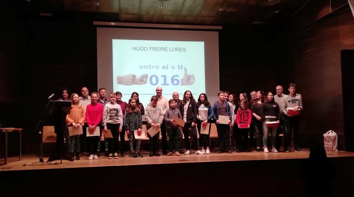 Entrega de premios del concurso de carteles contra la violencia de género