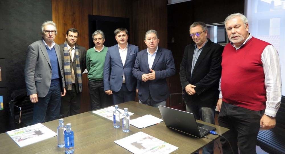 Delegación de Póvoa de Varzim que visitou Pontevedra