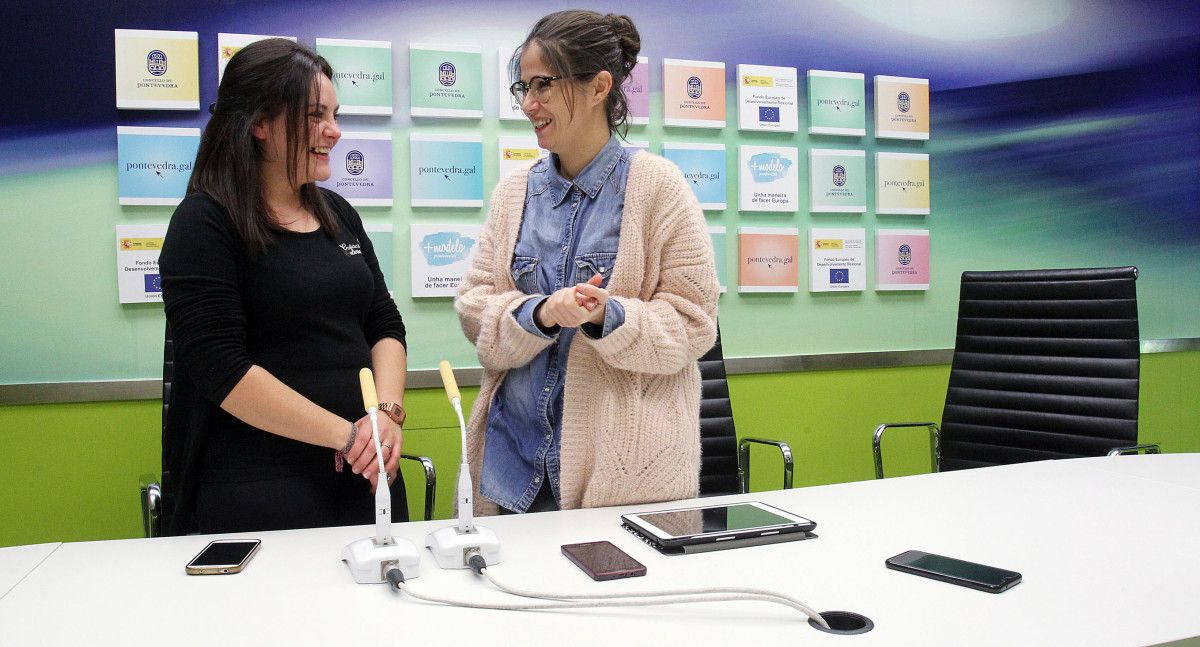 Pili González y Anabel Gulías