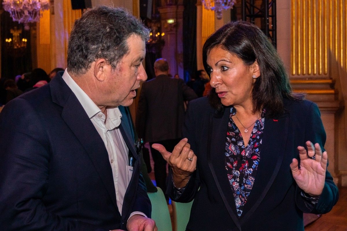 Encontro de Fernández Lores con Anne Hidalgo, alcaldesa de París