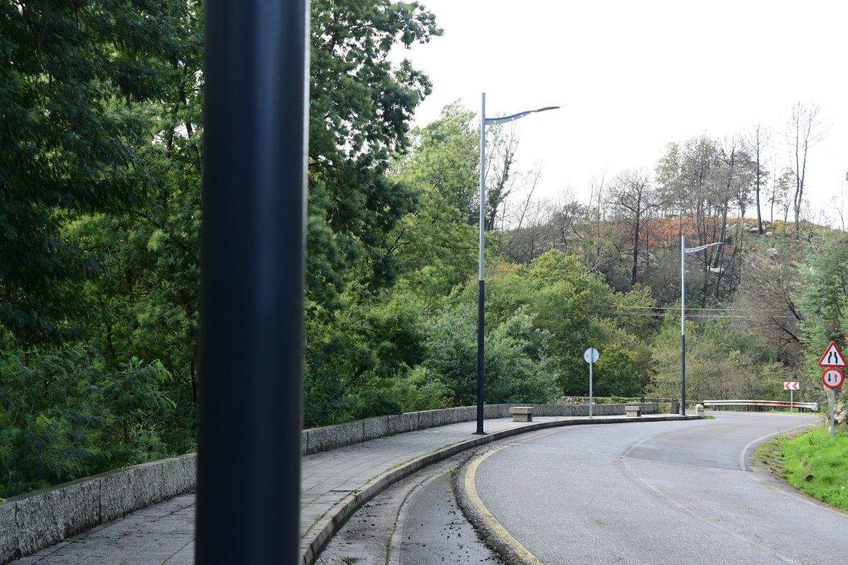 Novo alumeado público da avenida de Vigo