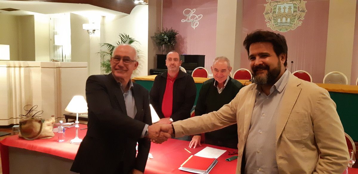Regueiro felicita a Olmedo pola súa vitoria nas eleccións á presidencia do Liceo Casino de Pontevedra