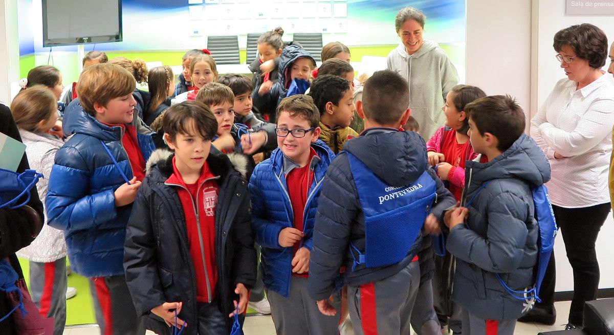 Alumnado de San José visita el Concello de Pontevedra