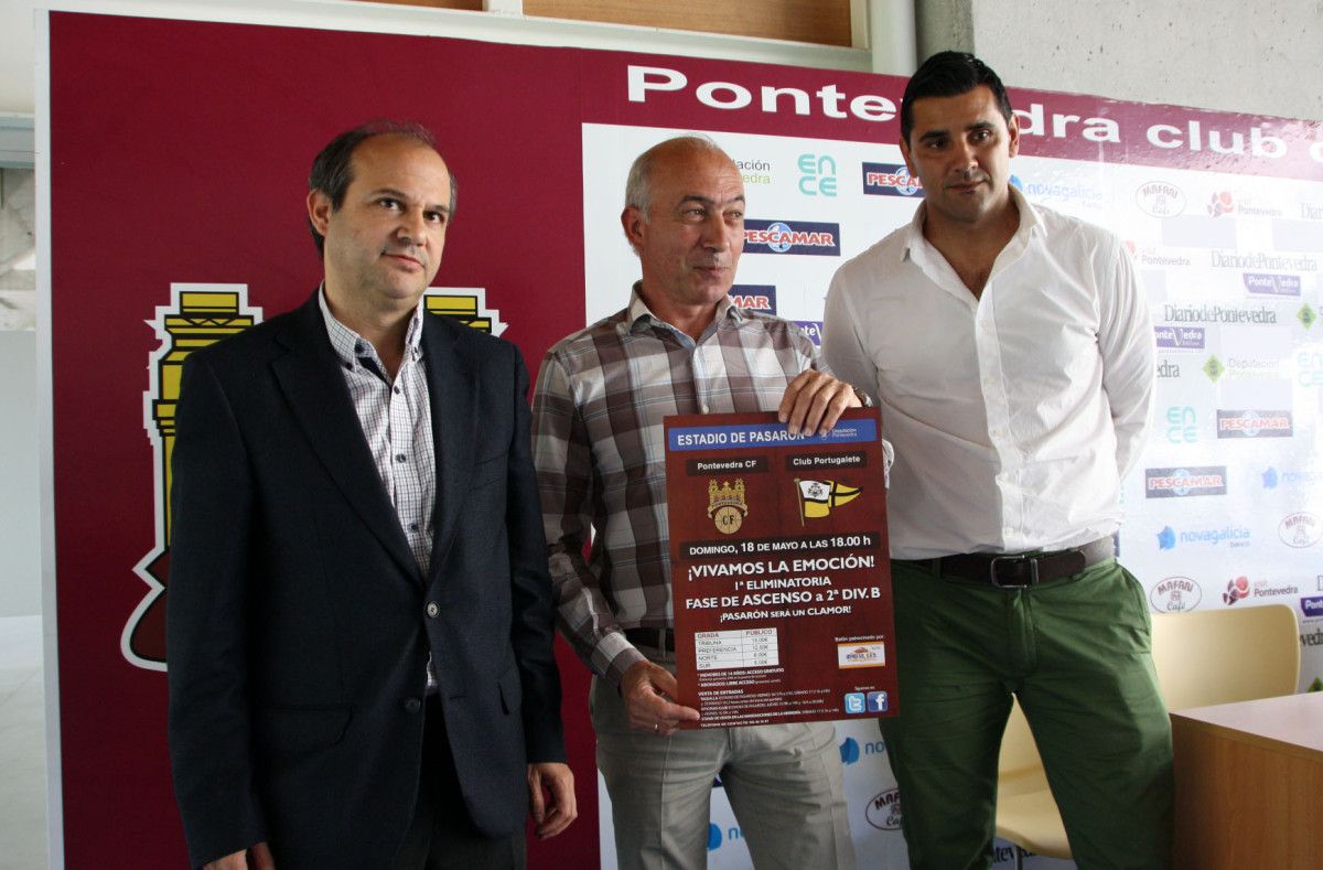 Pablo Galván, José Manuel Fernández e Roberto Feáns