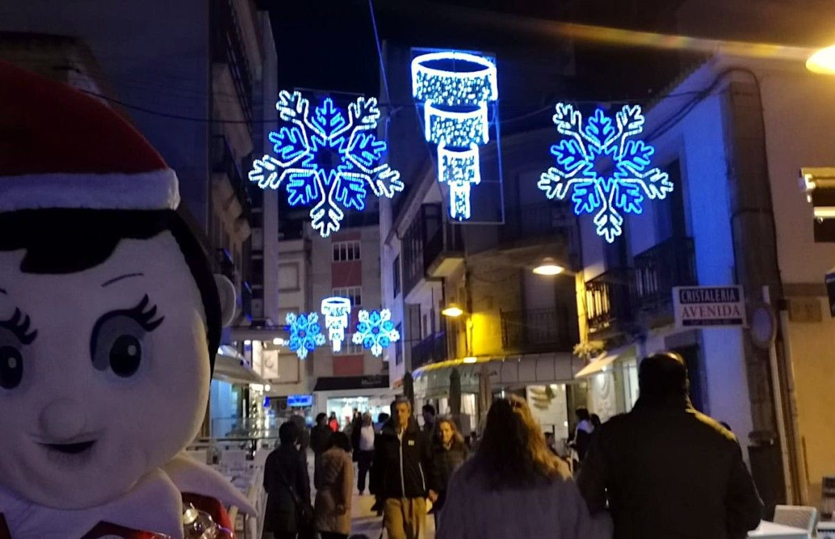 Encendido de las luces de Navidad en Sanxenxo del 2019