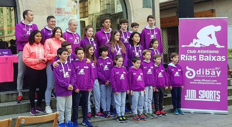 Acto de presentación de tempada do Club Atletismo Rías Baixas