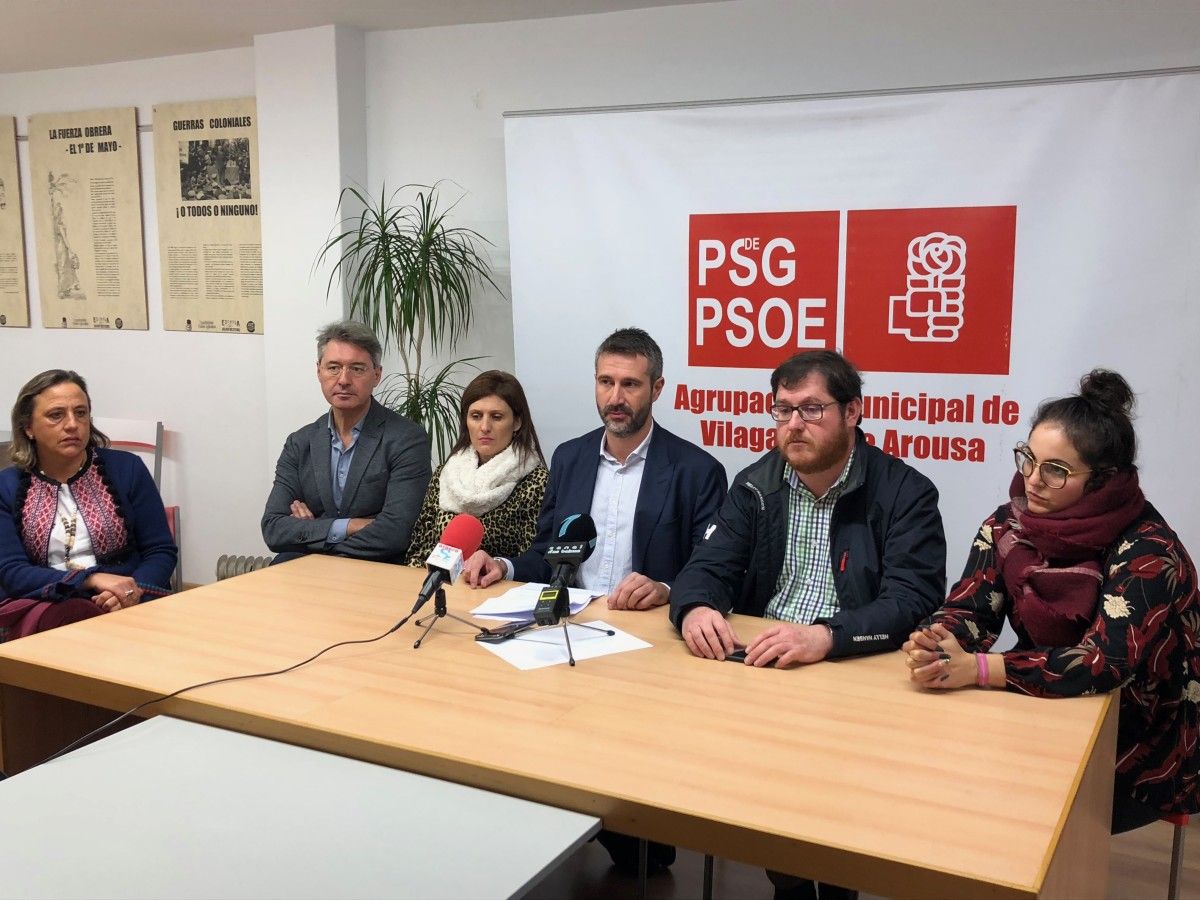 Representantes socialistas en la Mancomunidade do Salnés