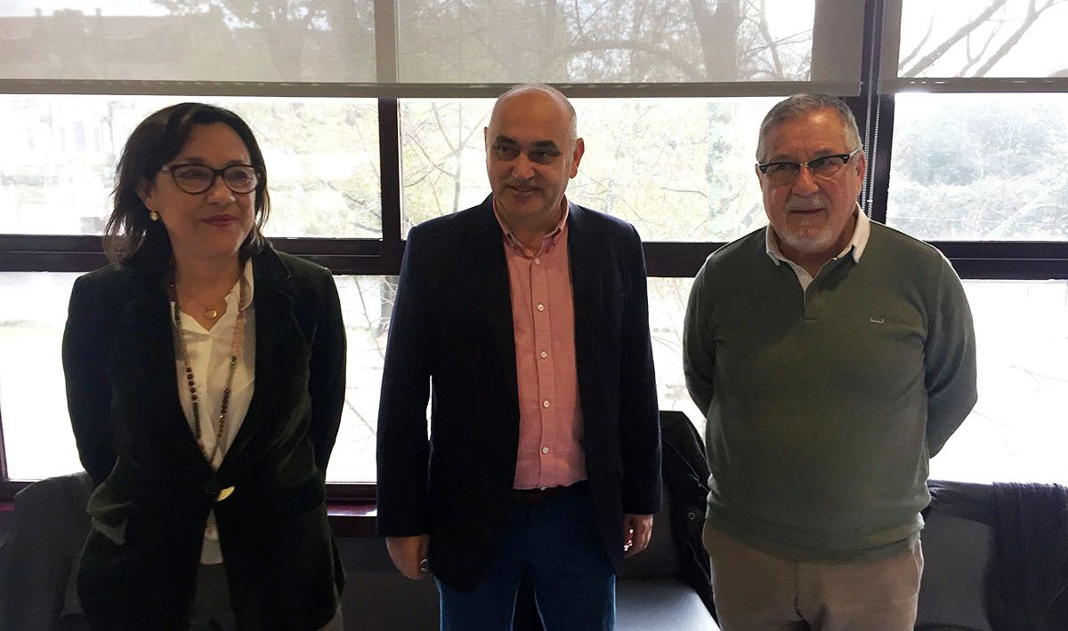 Maica Larriba, Tino Fernández e Pedro Vila