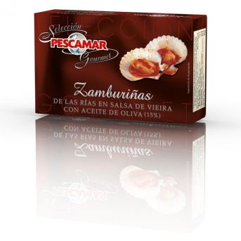Zamburiñas gourmet Pescamar