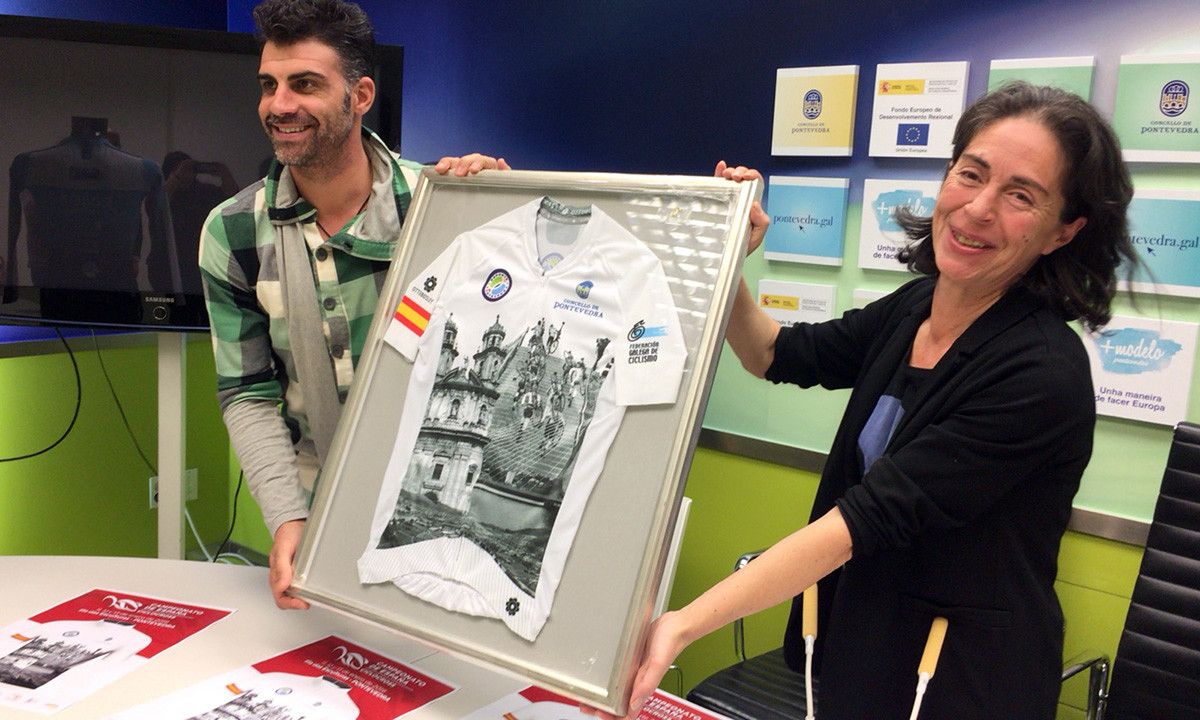 Maillot conmemorativo do Campionato de España de ciclocrós
