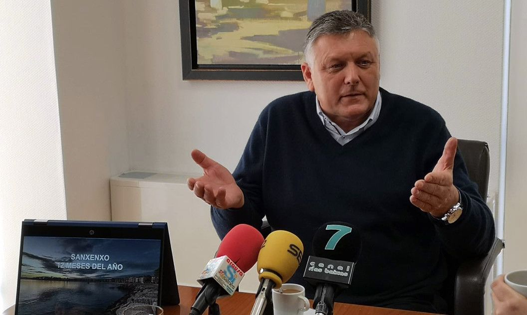 Telmo Martín, en un desayuno informativo