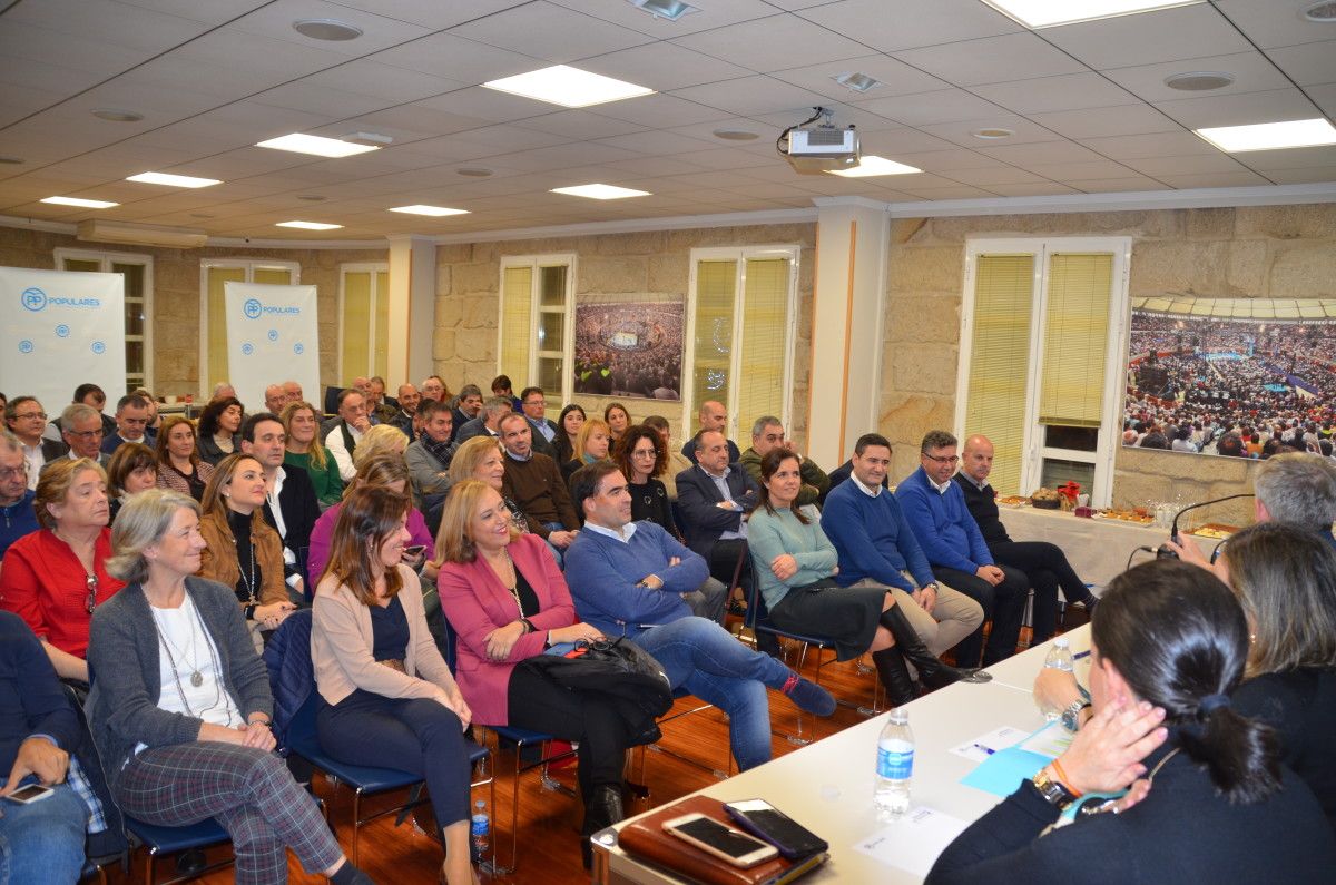 Reunión de la Xunta directiva provincial del Pp liderada por Alfonso Rueda
