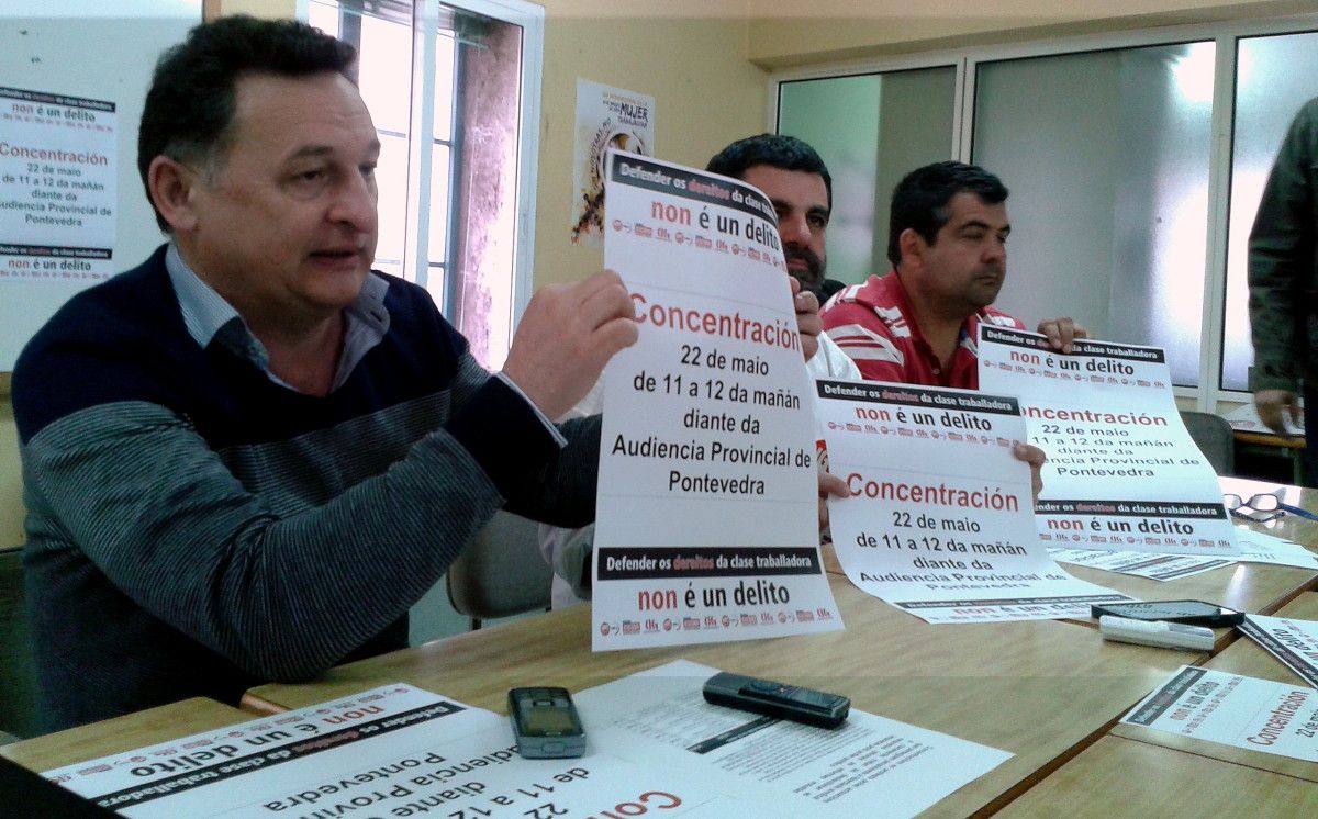 Convocatoria de concentración sindical ante la Audiencia