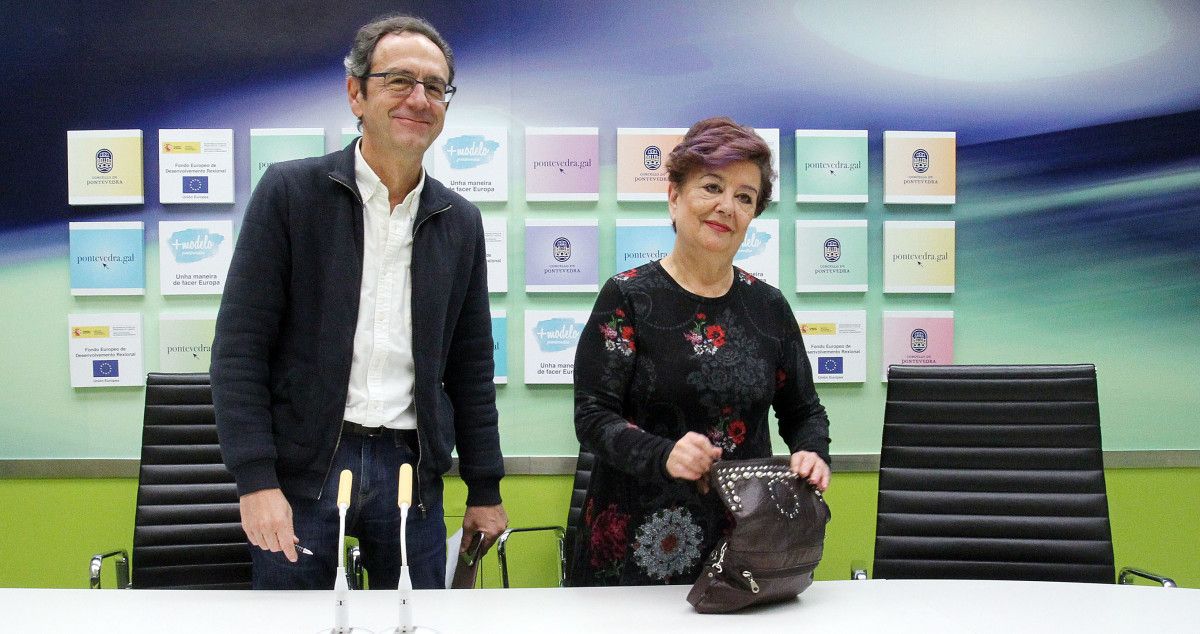 Rueda de prensa de Luis Rei y Teresa Casal