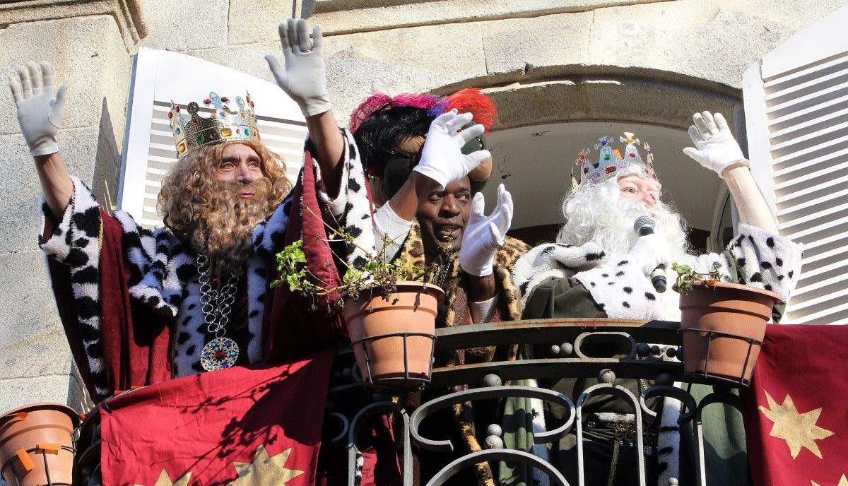 Os Reis Magos chegan a Pontevedra Os Reis Magos chegan a Pontevedra
